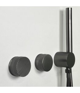 Como Mood 60 Plus inbouw douchekraan gunmetal 2 weg