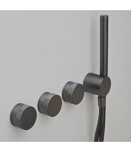 Como Mood 60 Plus inbouw douchekraan gunmetal 3 weg