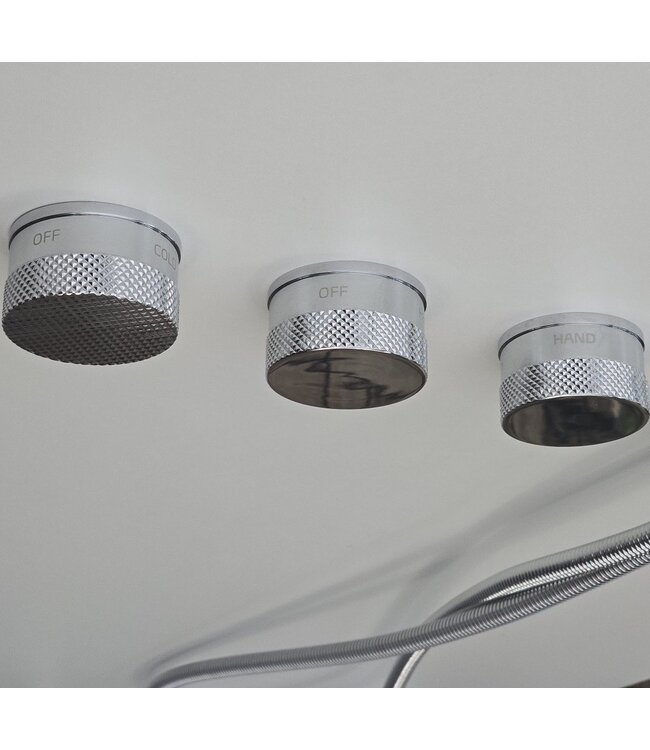 Como Mood 60 Plus douchekraan inbouw thermostaat- 3 weg-chroom