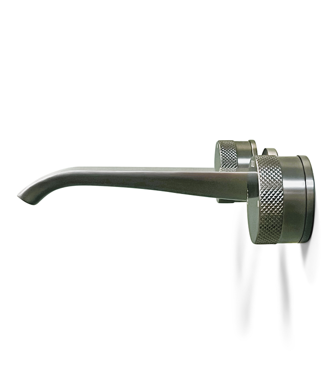 Como Mood 60 inbouw wastafelkraan S-Line gunmetal, waterbesparend.