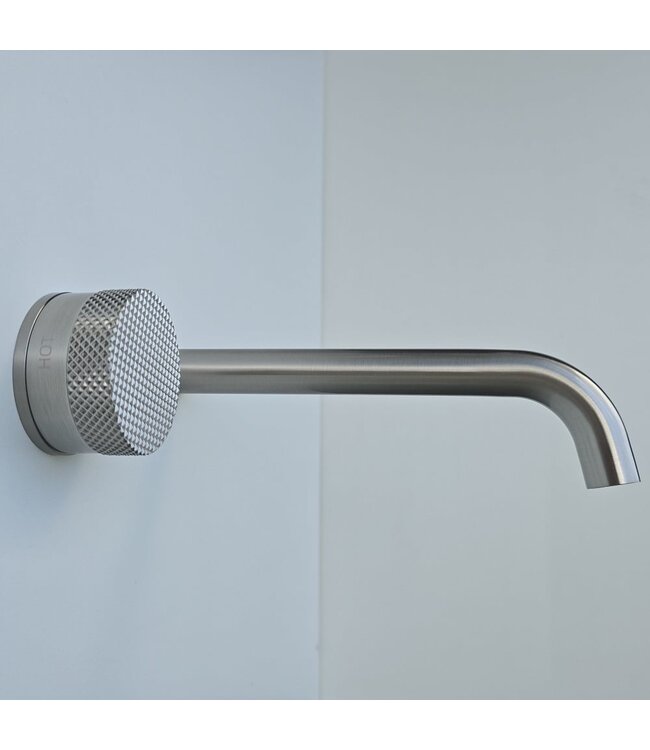 Como Mood 60 Plus Inbouw wastafelkraan nikkel, waterbesparend.