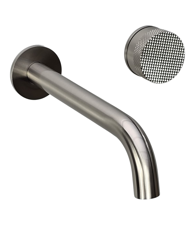 Como Mood 60 Plus Inbouw wastafelkraan nikkel, waterbesparend.