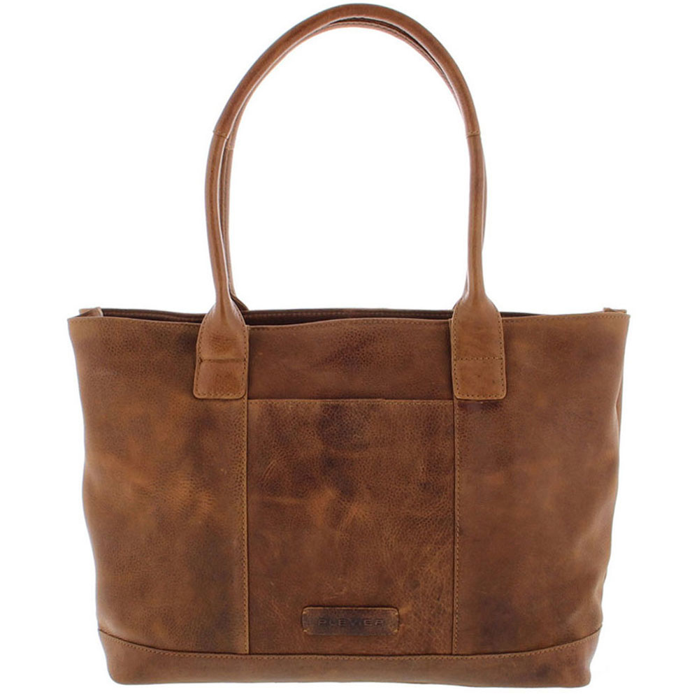 Plevier Businesstas 2-Vaks Rundleer Plevier 481