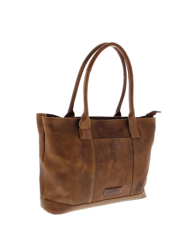 Plevier Businesstas 2-Vaks Rundleer Plevier 481