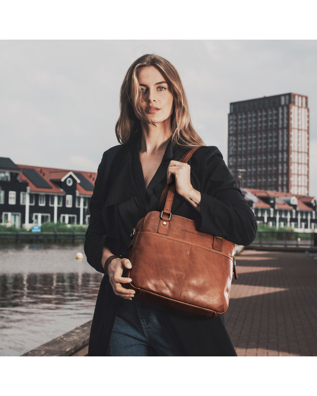 The Chesterfield Brand The Chesterfield Brand Leren Schoudertas Bilbao - C48.0977