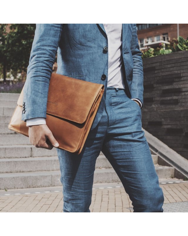 The Chesterfield Brand The Chesterfield Brand Leren Documentenmap Ivery - C40.1036