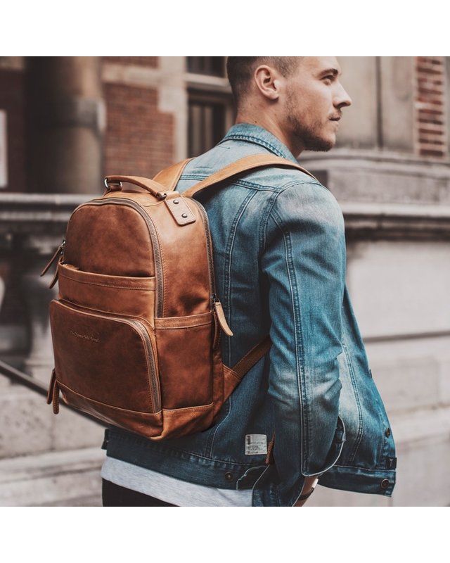 The Chesterfield Brand The Chesterfield Brand Leren Rugzak Austin - C58.0184