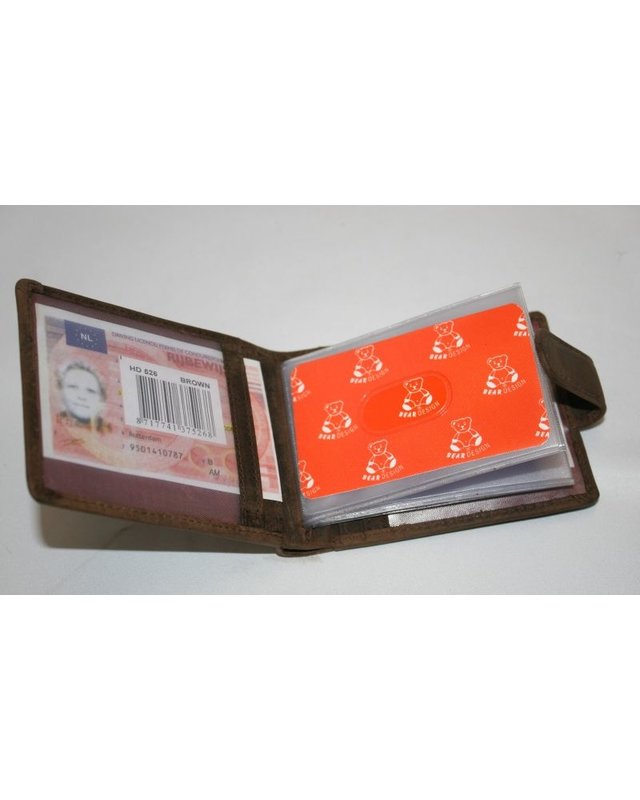 Bear-Design CC Etui Lip Laag HD526 Bear Design Donker Bruin