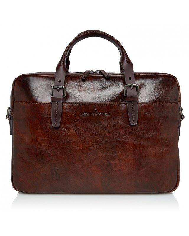 Castelijn & Beerens LAPTOPTAS 15,6" + TABLET RFID | COGNAC | L