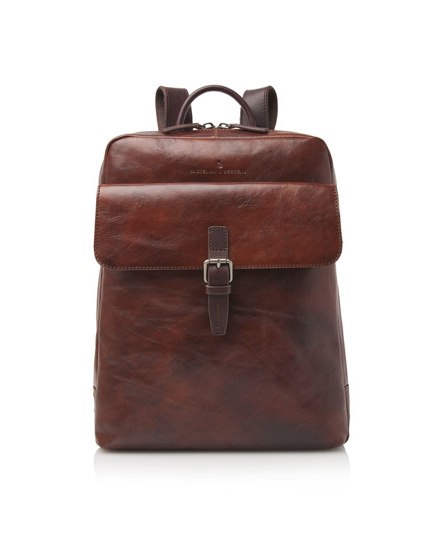 Castelijn & Beerens LAPTOP RUGZAK 15.6" + TABLET RFID | COGNAC