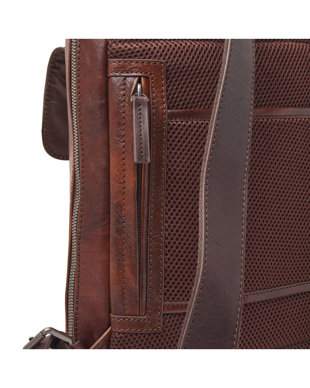 Castelijn & Beerens LAPTOP RUGZAK 15.6" + TABLET RFID | COGNAC