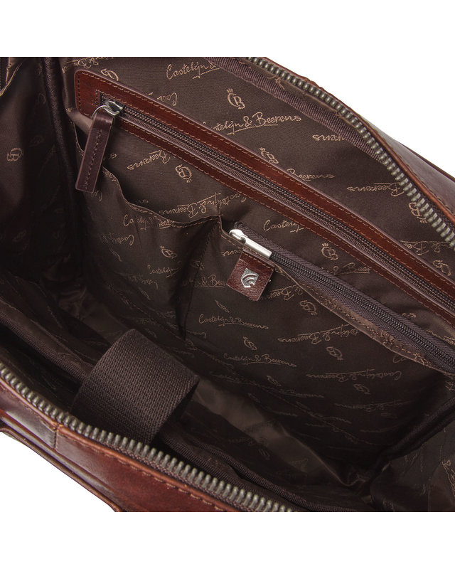 Castelijn & Beerens LAPTOP RUGZAK 15.6" + TABLET RFID | COGNAC