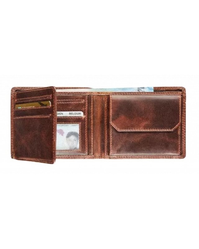 Maverick LEDEREN BILLFOLD ANTI-SKIM