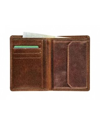 Maverick COMPACTE LEDEREN PORTEFEUILLE ANTI-SKIM