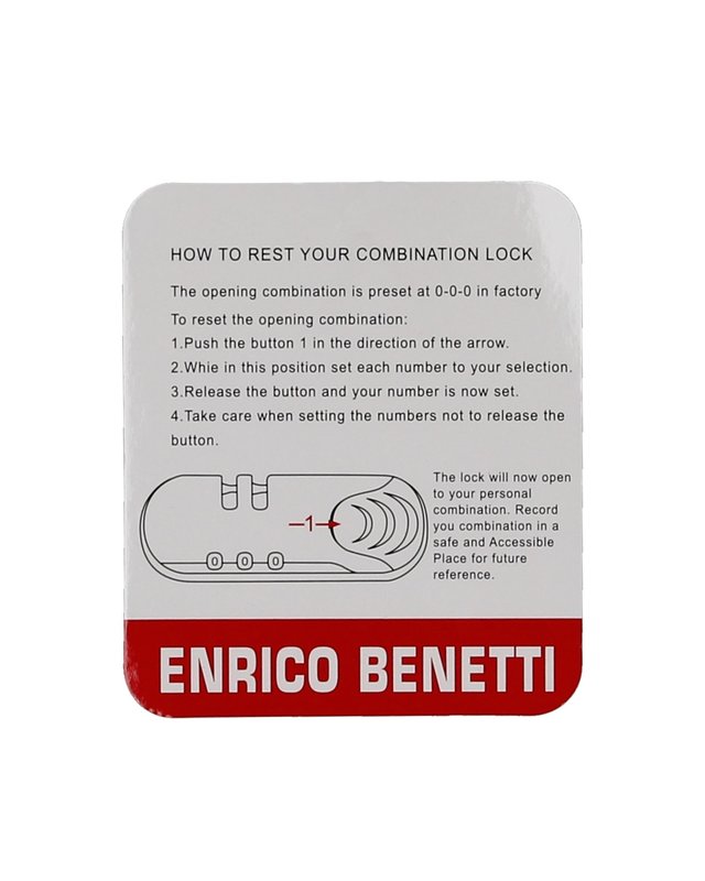 Enrico Benetti ENRICO BENETTI LOUISVILLE HANDBAGAGE KOFFER - 35x20x54 cm