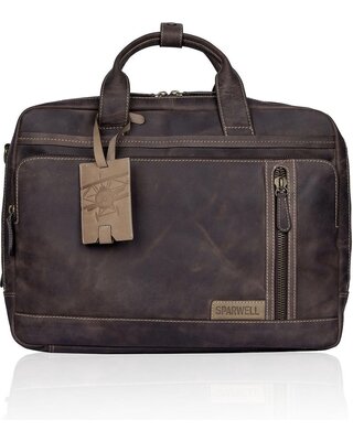 Sparwell SPARWELL Thoughtful Thomas Aktetas  7433 - donkerbruin - zwart