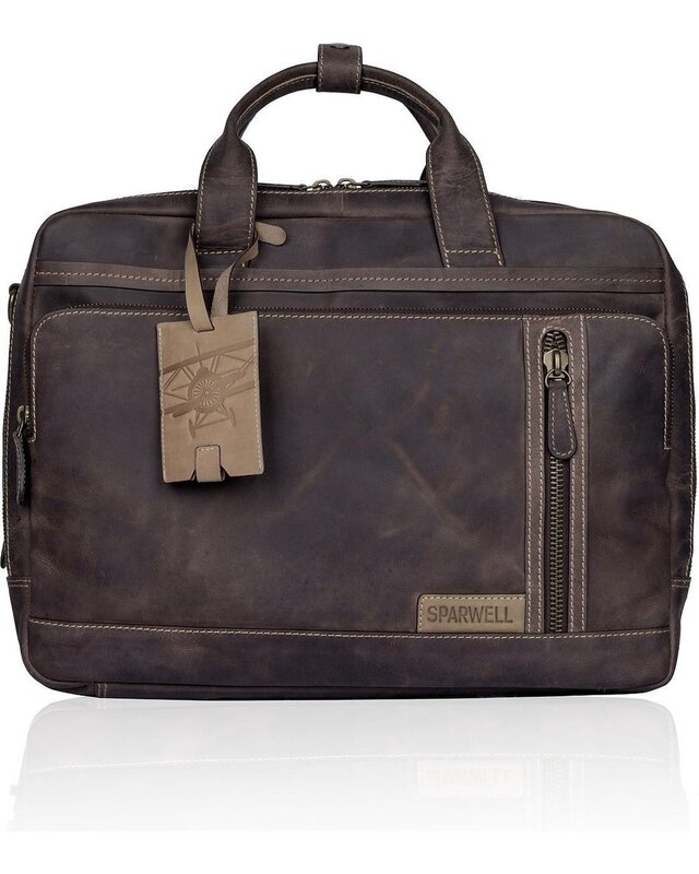 Sparwell PARWELL Thoughtful Thomas Aktetas  7433 - donkerbruin - zwart