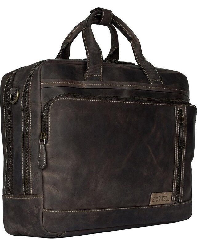 Sparwell PARWELL Thoughtful Thomas Aktetas  7433 - donkerbruin - zwart