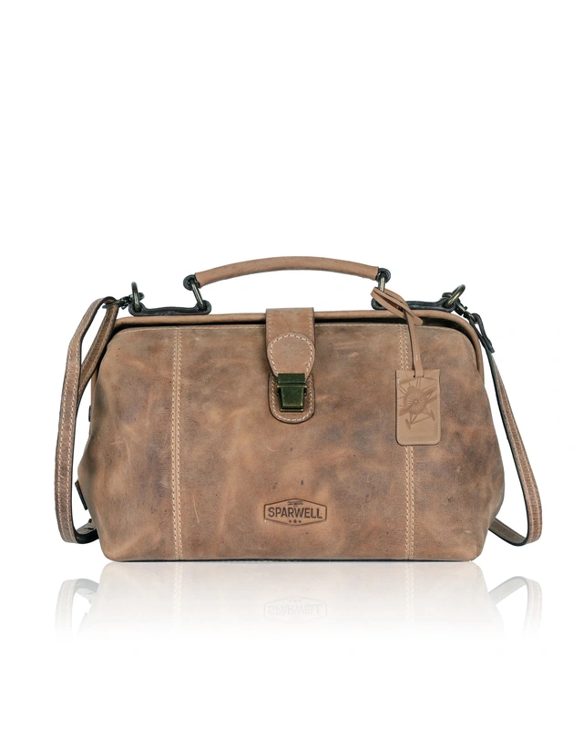 Sparwell SPARWELL Talented Tamara Handtas 7441 - donkerbruin - cognac