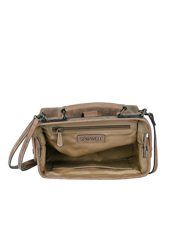 Sparwell SPARWELL Talented Tamara Handtas 7441 - donkerbruin - cognac