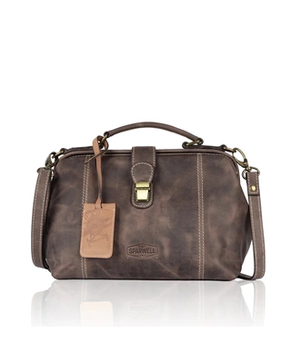 Sparwell SPARWELL Talented Tamara Handtas 7441 - donkerbruin - cognac