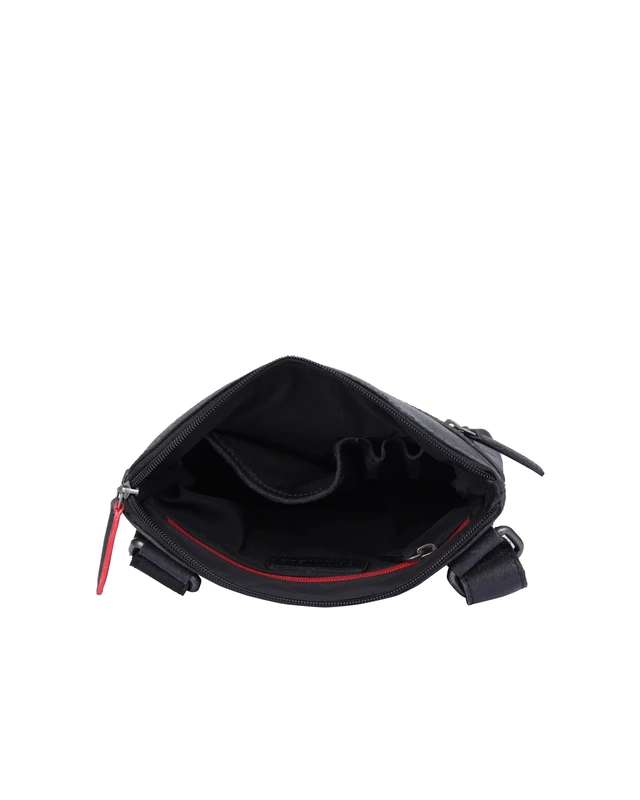 Sparwell SPARWELL Worldly Wilbur Schoudertas 3357 - zwart - cognac