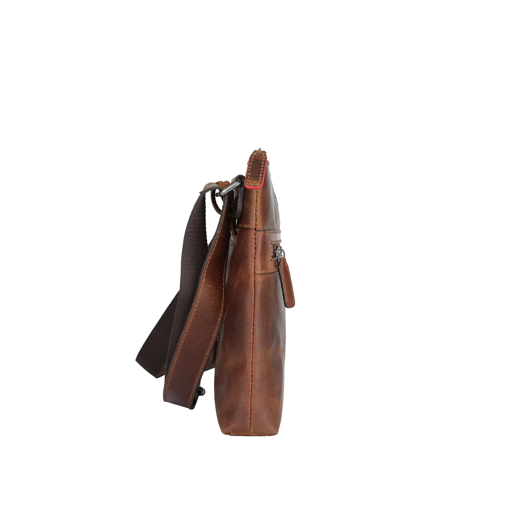 Sparwell SPARWELL Worldly Wilbur Schoudertas 3357 - zwart - cognac