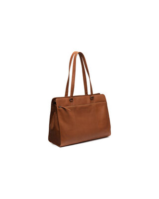 The Chesterfield Brand CHESTERFIELD Shopper Fidenza - zwart - cognac - bruin
