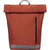 LEFRIK Eco Roll Backpack 15,6"  grijs - roest/oranje/bruin
