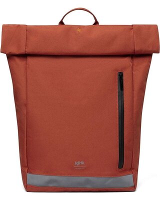 Lefrik LEFRIK Eco Roll Backpack 15,6"  - roest/oranje/bruin - donkergroen