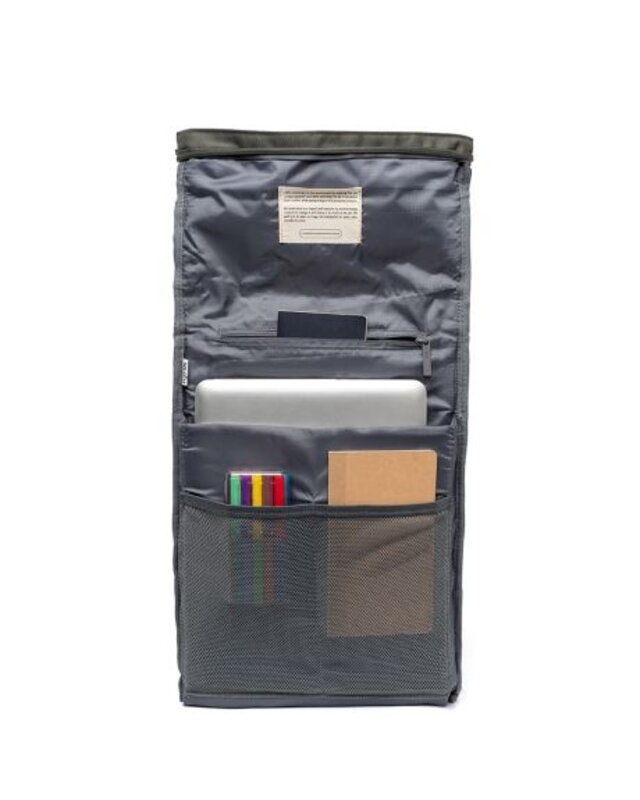 Lefrik LEFRIK Eco Roll Backpack 15,6"  grijs - roest/oranje/bruin