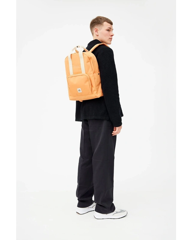 Lefrik LEFRIK Capsule Backpack - crème - oranje/zalm