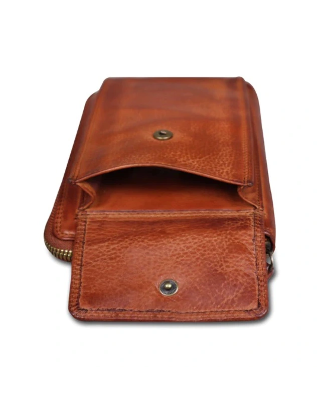 Neuhaus NEUHAUS Telefoontas/ portemonnee N0576 - cognac - grijs