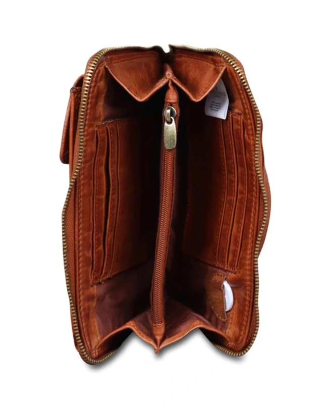 Neuhaus NEUHAUS Telefoontas/ portemonnee N0576 - cognac - grijs