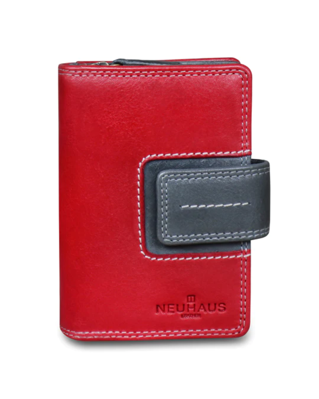Neuhaus NEUHAUS Portemonnee 1031 rood/grijs