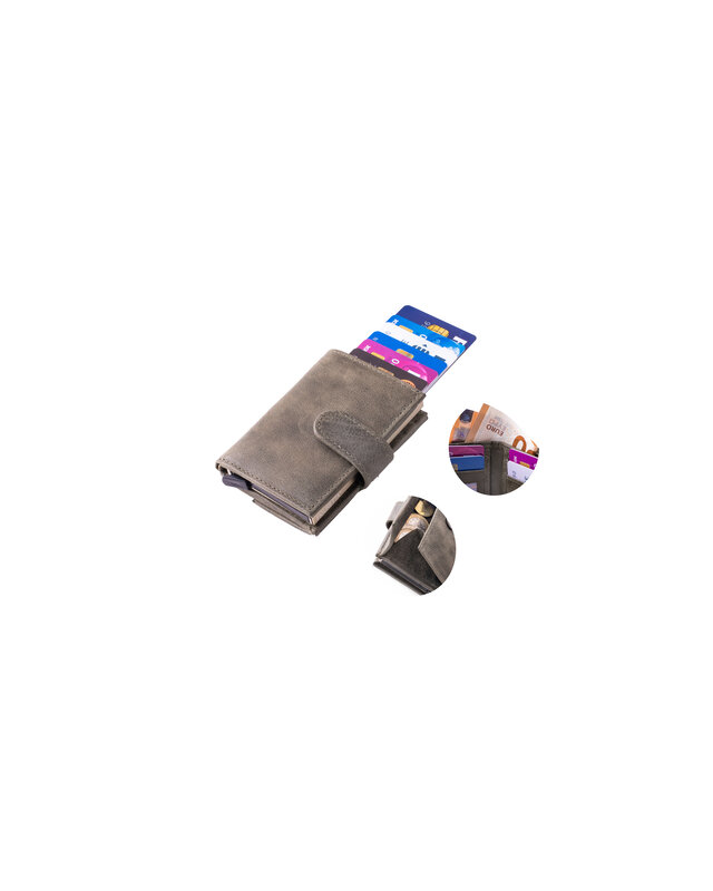 Figuretta FIGURETTA Portemonnee CW-103 Geldvakje - rood -  groen - cognac