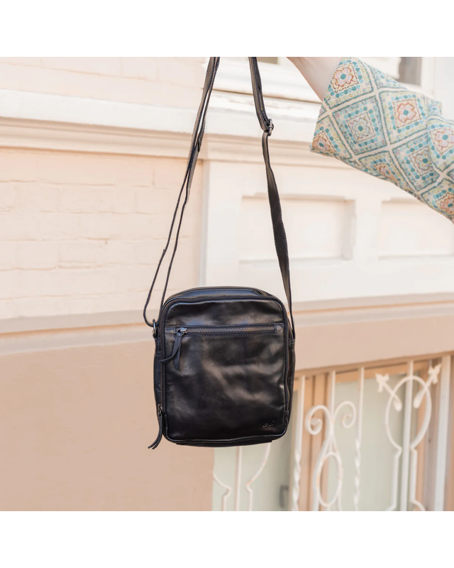 Bear-Design BEAR Schoudertas Luz  CL 36457 - zwart - cognac - bruin