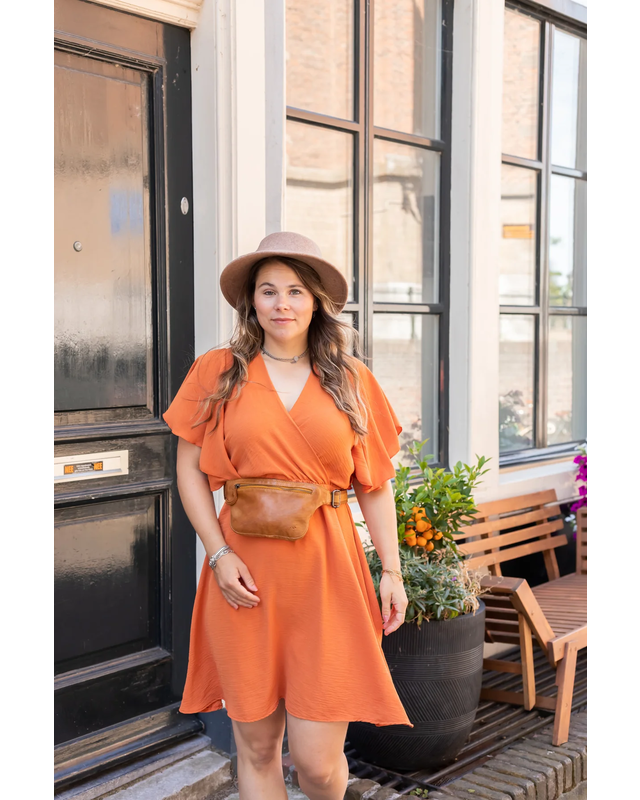 Bear-Design BEAR Heuptasje Emmi  CL 36036  - zwart - cognac   - geel - rood - groen