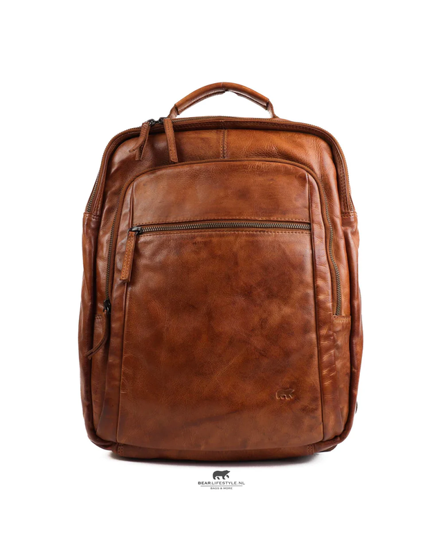 Bear-Design BEAR Rugtas Ties  CL 40848  - zwart - cognac