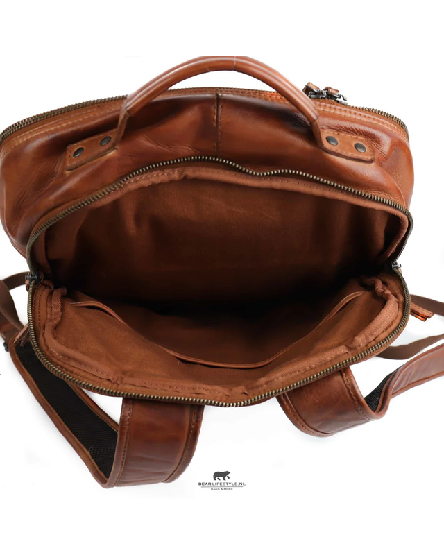 Bear-Design BEAR Rugtas Ties  CL 40848  - zwart - cognac