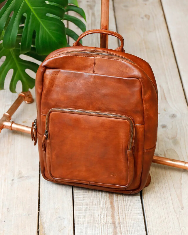 Bear-Design BEAR Rugtas Luca  CL 42580  - zwart - cognac