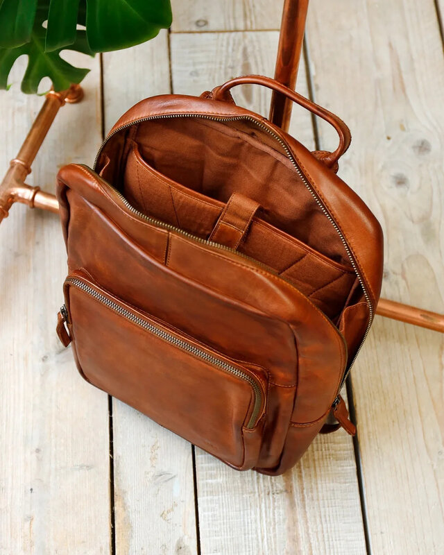 Bear-Design BEAR Rugtas Luca  CL 42580  - zwart - cognac