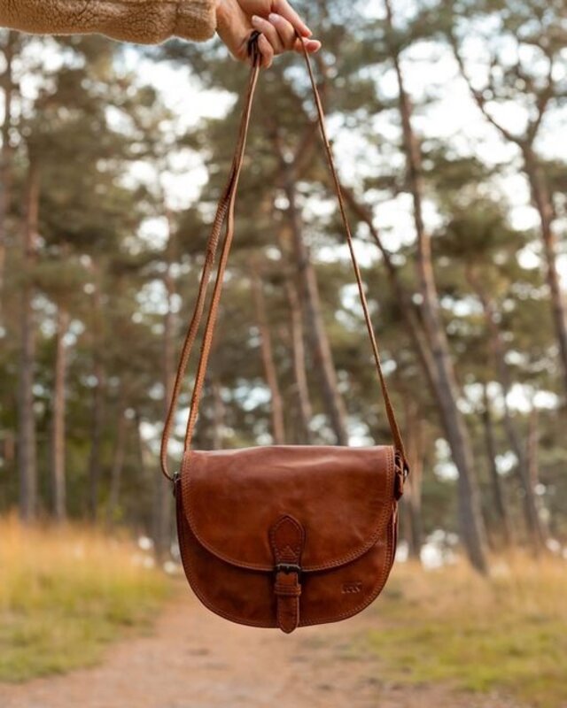 Bear-Design BEAR Schoudertas Gigi  CL 41770 -  zwart - cognac - groen