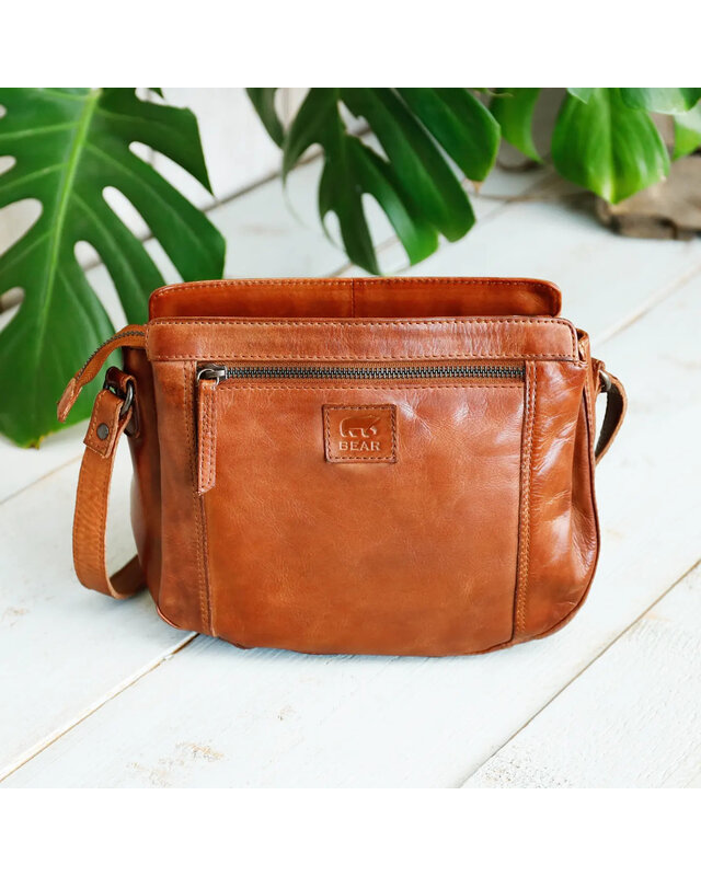 Bear-Design BEAR Schoudertas Gigi  CL 41770 -  zwart - cognac - groen