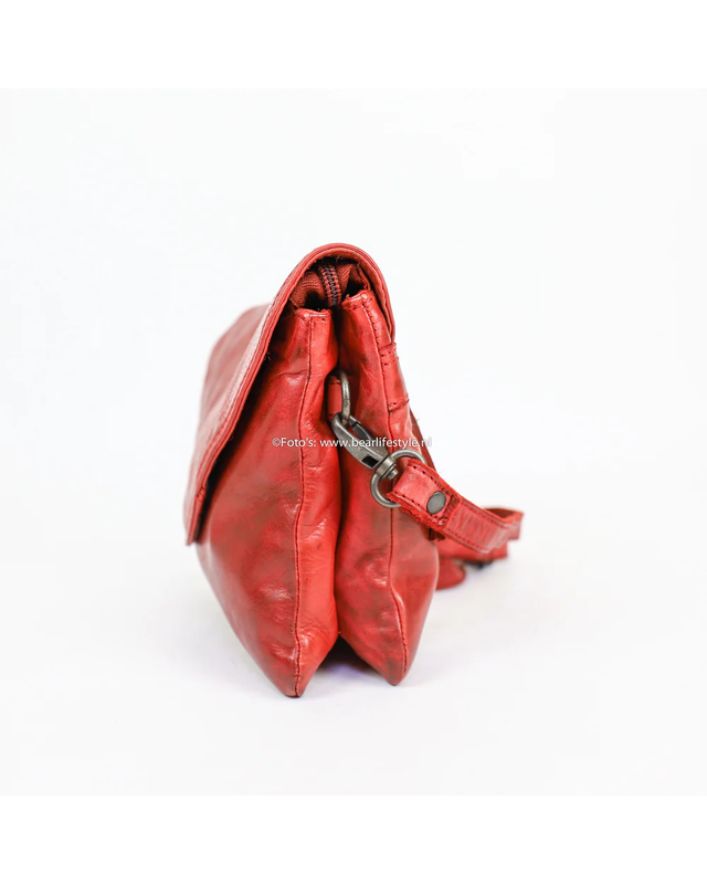 Bear-Design BEAR Schoudertas Mai  CL 36810 -  zwart - cognac - groen - rood