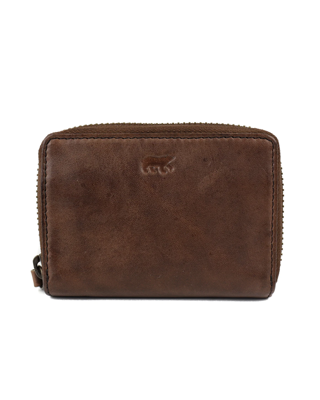 Bear-Design BEAR Pasjeshouder Rudy  CL 19408 -  zwart - cognac - bruin - rood