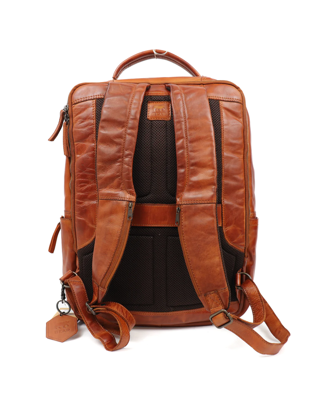 Bear-Design BEAR Rugtas Jayden" L"  CL 43739 -  zwart - cognac