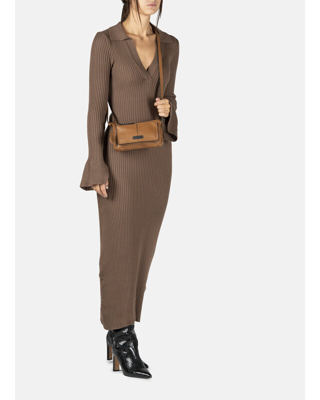 Burkely BURKELY Mystic Maeve Bowler bag - zwart - cognac - Copy