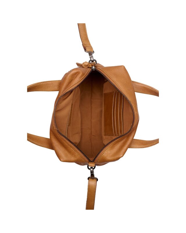 Burkely BURKELY Just Jolie Bowler bag - zwart - cognac