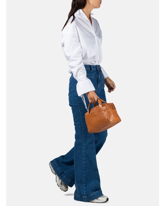 Burkely BURKELY Just Jolie Bowler bag - zwart - cognac